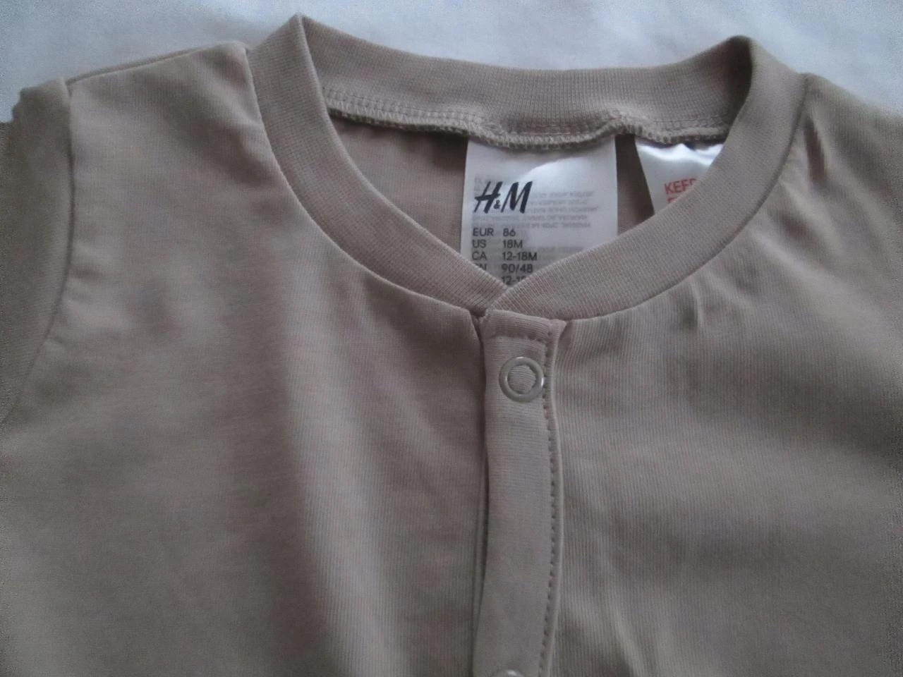 Pijama sem pés taupe H&M – photo 2